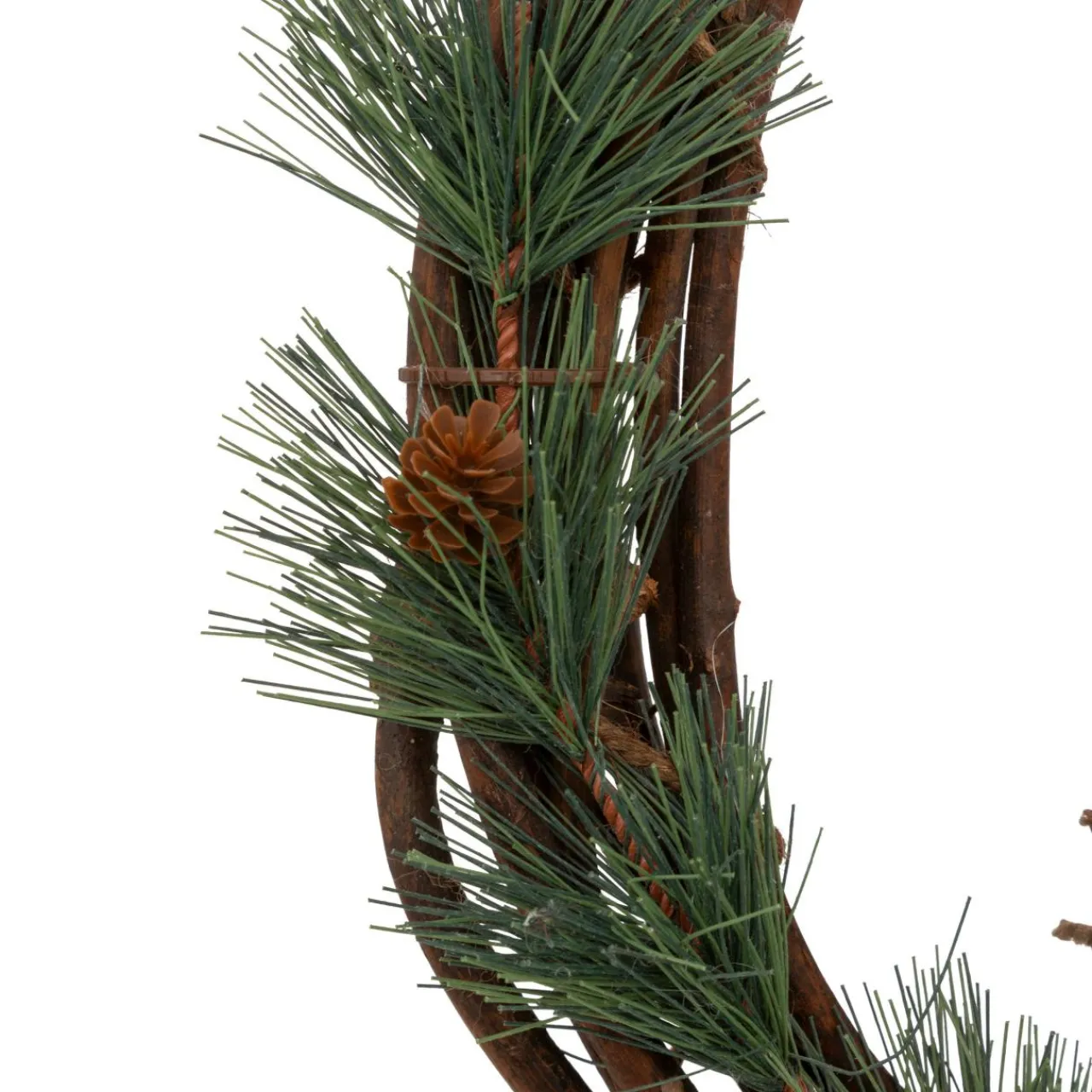 Couronne De Noël|JJA Couronne de Noël (D33 cm) Welcome Hérisson Marron