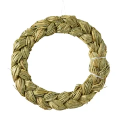 Couronne De Noël|KAEMINGK Couronne de Noël en paille (D30 cm) Tréssée à décorer Naturel