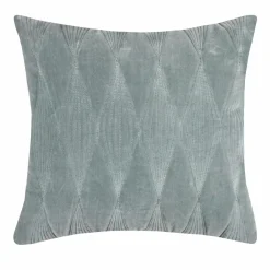 Coussin Et Housse|LOVELY CASA Coussin carré (40 cm) Naomie Vert Jade