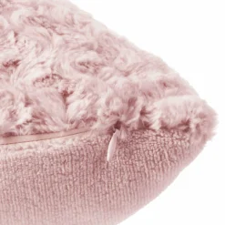 Coussin Et Housse|ATMOSPHERA Coussin carré (45 x 45 cm) Bouclée Rose Rose poudré