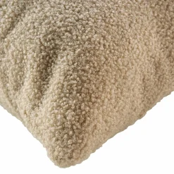 Coussin Et Housse|douceur d'intu017drieur Coussin carré bouclette (45 cm) Wooly Beige