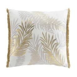 Coussin Et Housse|douceur d'intu017drieur Coussin carré coton (50 x 50 cm) Melisse Or