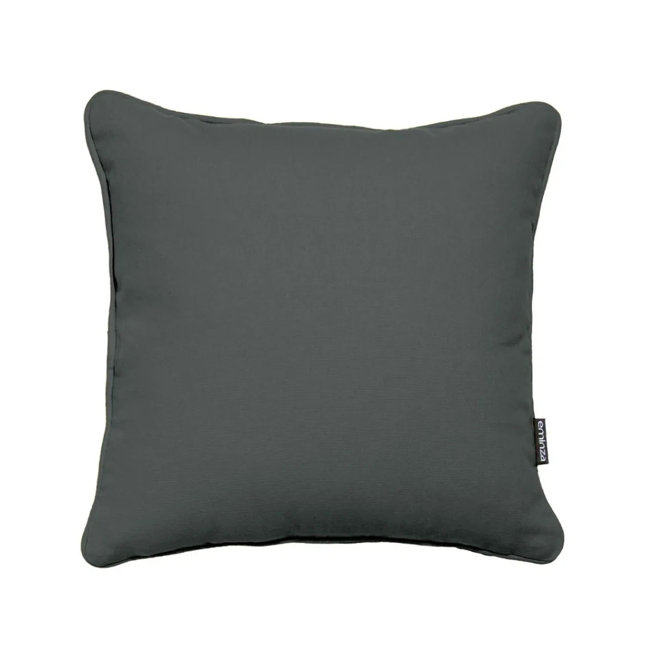 Coussin Et Housse|EMINZA Coussin carré coton (40 x 40 cm) Pixel Gris Anthracite