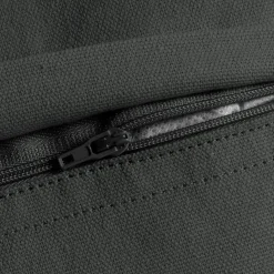 Coussin Et Housse|EMINZA Coussin carré coton (45 x 45 cm) Pixel franges Gris Anthracite