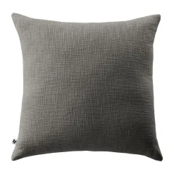 Coussin Et Housse|L'EFFET PAPILLON Coussin carré coton (60 x 60 cm) Sixtine Gris ardoise Gris foncé