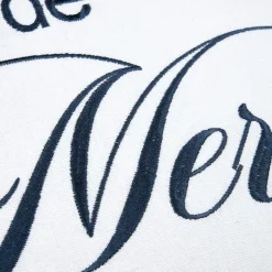 Coussin Et Housse|STOF Coussin carré coton (45 x 45 cm) Bordemer Blanc