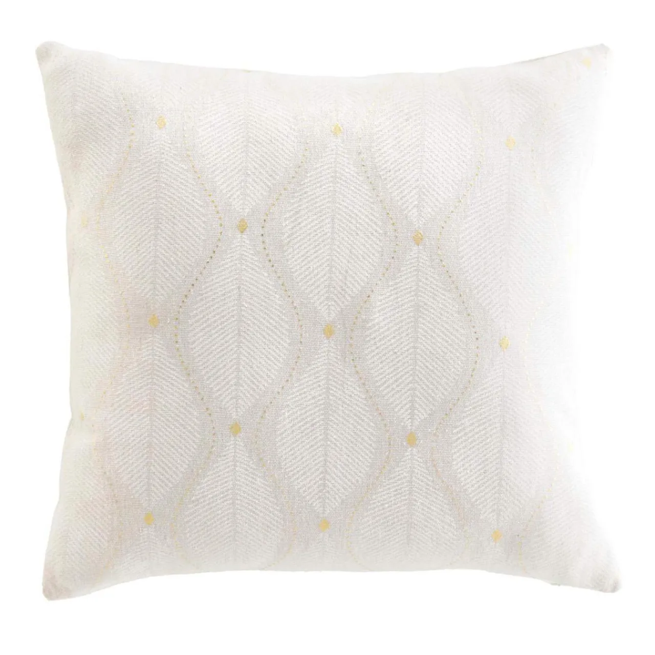 Coussin Et Housse|douceur d'intu017drieur Coussin carré coton (45 x 45 cm) Maho Blanc