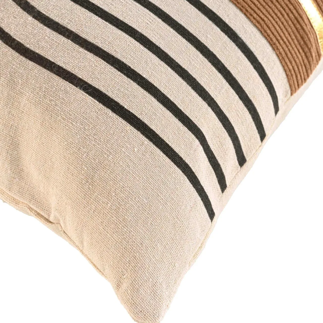 Coussin Et Housse|douceur d'intu017drieur Coussin carré coton (45 x 45 cm) Spyro Ecru