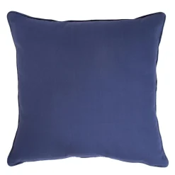 Coussin Et Housse|EMINZA Coussin carré coton (60 x 60 cm) Pixel Bleu marine