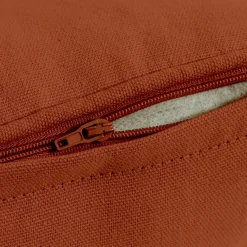 Coussin Et Housse|EMINZA Coussin carré coton (40 x 40 cm) Pixel Terracotta