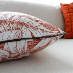 Coussin Et Housse|ENJOY HOME Coussin carré coton (40 x 40 cm) Bundi Terracotta