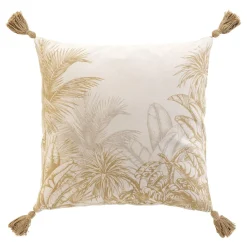 Coussin Et Housse|douceur d'intu017drieur Coussin carré coton (45 x 45 cm) Dune Ecru
