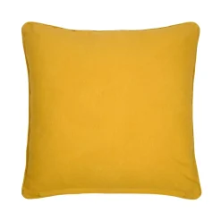 Coussin Et Housse|STOF Coussin carré coton (50 x 50 cm) Emmy Jaune moutarde