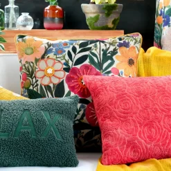 Coussin Et Housse|STOF Coussin carré coton (50 x 50 cm) Betty Multicolore