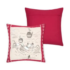 Coussin Et Housse|STOF Coussin carré en coton (45 x 45 cm) Villard Ecru