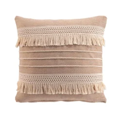 Coussin Et Housse|douceur d'intu017drieur Coussin carré en jute et coton (45 x 45 cm) Cirrus Beige