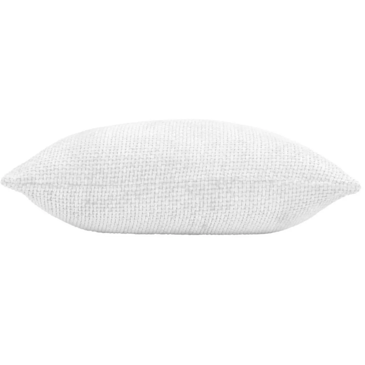 Coussin Et Housse|douceur d'intu017drieur Coussin carré en velours chenille (45 x 45 cm) Leo Blanc