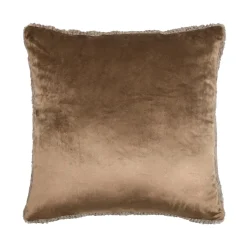 Coussin Et Housse|STOF Coussin carré fausse fourrure (45 x 45 cm) Timmy Taupe