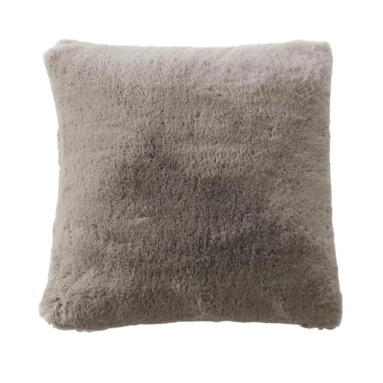 Coussin Et Housse|EMINZA Coussin carré fausse fourrure (45 x 45 cm) Finn Taupe