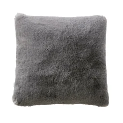 Coussin Et Housse|EMINZA Coussin carré fausse fourrure (45 x 45 cm) Finn Gris Anthracite