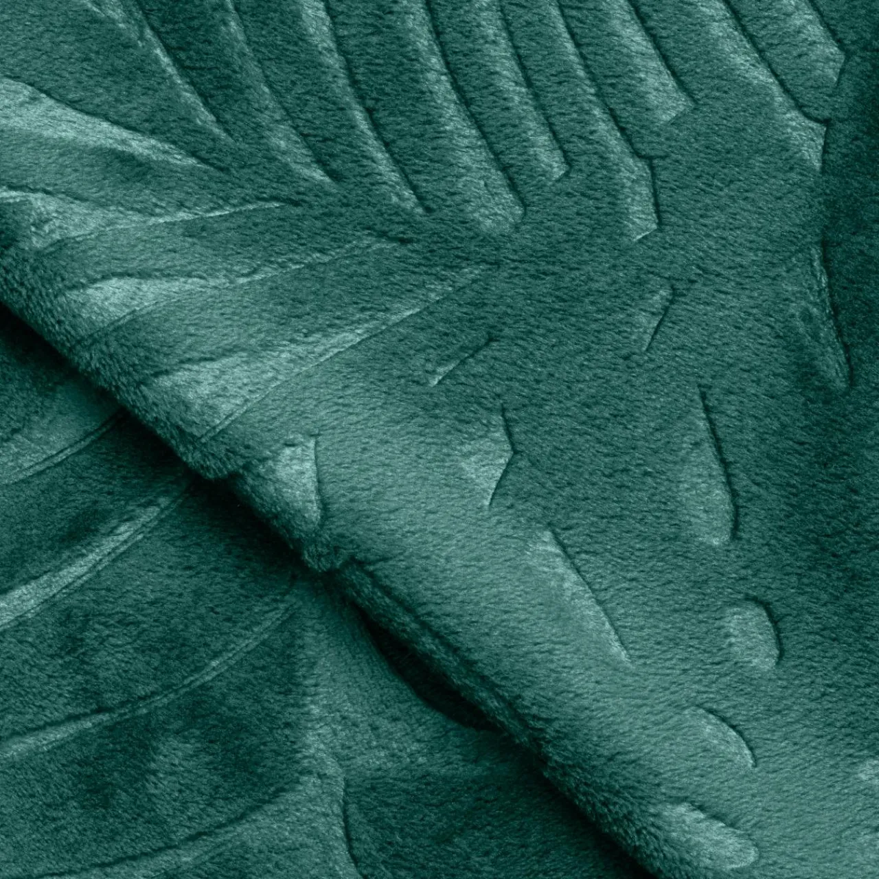 Coussin Et Housse|EMINZA Coussin carré flanelle (45 x 45 cm) Flore Vert