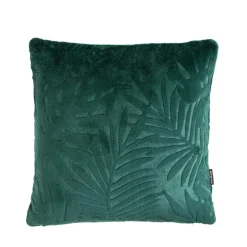 Coussin Et Housse|EMINZA Coussin carré flanelle (45 x 45 cm) Flore Vert