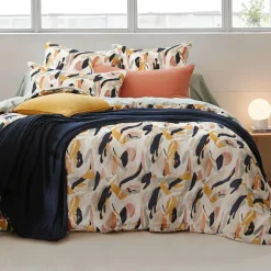 Coussin Et Housse|EMINZA Coussin carré gaze de coton (45 x 45 cm) Mathilda Multicolore