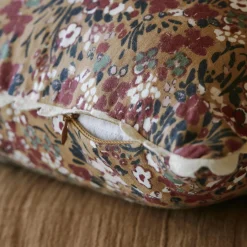 Coussin Et Housse|EMINZA Coussin carré gaze de coton (40 x 40 cm) Constance Camel