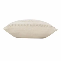 Coussin Et Housse|DOUCEUR D'INTERIEUR Coussin carré polycoton (40 x 40 cm) Doreline Ecru