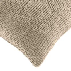 Coussin Et Housse|douceur d'intu017drieur Coussin carré Velours (45 x 45 cm) Leo Beige