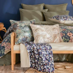 Coussin Et Housse|EMINZA Coussin carré velours (50 x 50 cm) Dolores Vert