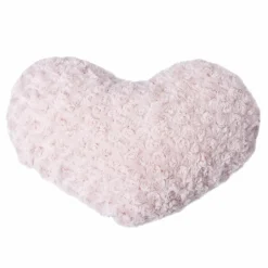 Coussin Et Housse|ATMOSPHERA Coussin Cœur (28 x 36 cm) Bouclée Rose