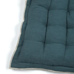 Galette De Chaise|STOF Coussin de chaise carré coton (38 x 38 cm) Helios Bleu