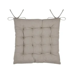 Galette De Chaise|STOF Coussin de chaise carré coton (38 x 38 cm) Hemera Ecru