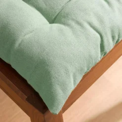 Galette De Chaise|EMINZA Coussin de chaise carré coton (40 x 40 cm) Pixel Vert menthe