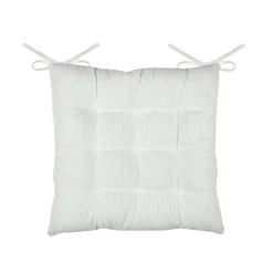 Galette De Chaise|STOF Coussin de chaise carré velours (38 x 38 cm) Dandy Ecru