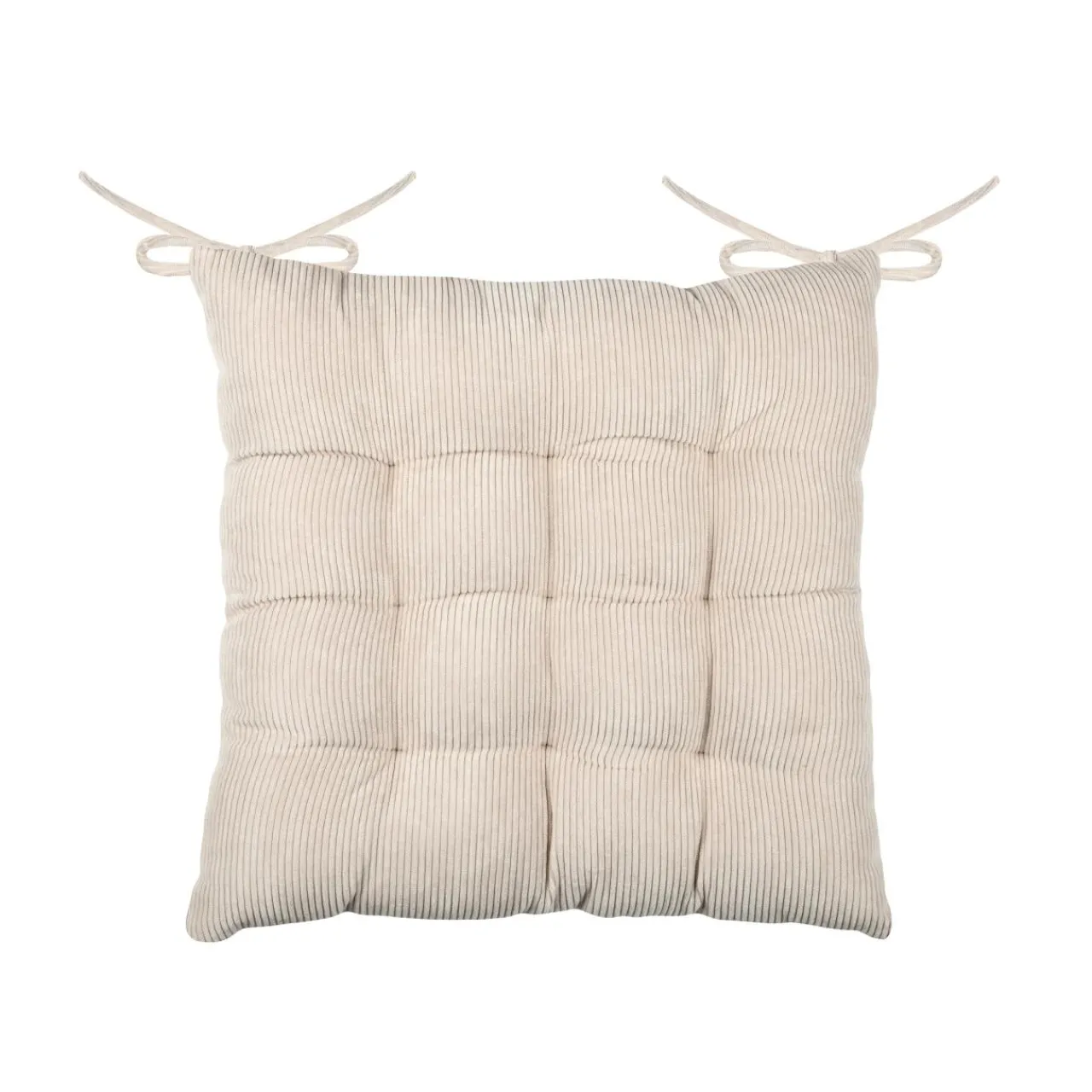 Galette De Chaise|STOF Coussin de chaise carré velours (38 x 38 cm) Dandy Beige