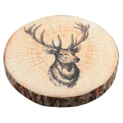 Galette De Chaise|STOF Coussin de chaise rond (38 cm) Gruffy Marron