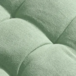Galette De Chaise|EMINZA Coussin de chaise rond coton (40 cm) Pixel Vert menthe