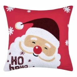 Plaid, Coussin Et Tapis De Noël|STOF Coussin de Noël carré (45 cm) Falala Rouge