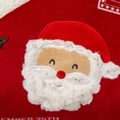 Plaid, Coussin Et Tapis De Noël|FEERIC LIGHTS Coussin de Noël rectangulaire (30 x 50 cm) Lettre au Père Noël Rouge