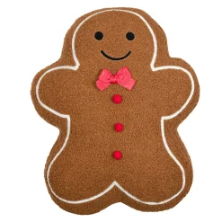 Plaid, Coussin Et Tapis De Noël|STOF Coussin de Noël rectangulaire (40 x 50 cm) Délice Pain d'épices Marron