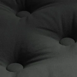 Coussin De Sol|EMINZA Coussin de sol coton (50 x 50 cm) Pixel Gris Anthracite