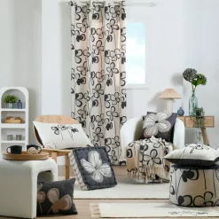 Coussin De Sol|STOF Coussin de sol haut en coton (40 cm) Tilda Gris