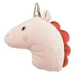 Coussin Et Plaid Enfant|Coussin Et Plaid Enfant|OSTARIA Coussin enfant (35 cm) Licorne Rose