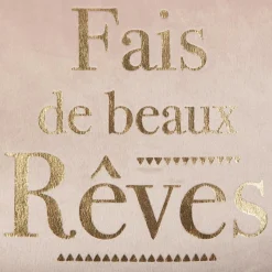 Coussin Et Plaid Enfant|Coussin Et Plaid Enfant|Atmosphera createur d'interieur for kids Coussin enfant carré (40 x 40 cm) Rêves Rose