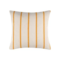 Coussin Déco D'Extérieur|Coussin Déco D'Extérieur|EMINZA Coussin extérieur carré toile de coton (50 x 50 cm) Ocealys Jaune moutarde