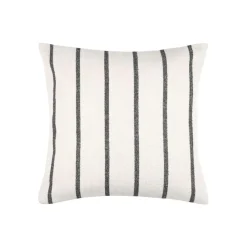 Coussin Déco D'Extérieur|Coussin Déco D'Extérieur|EMINZA Coussin extérieur carré toile de coton (50 x 50 cm) Ocealys Noir