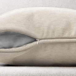 Coussin Et Housse|EMINZA Coussin rectangulaire (40 x 60 cm) Minuit Taupe