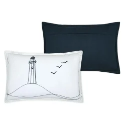 Coussin Et Housse|STOF Coussin Rectangulaire (40 x 60 cm) Bordemer Blanc